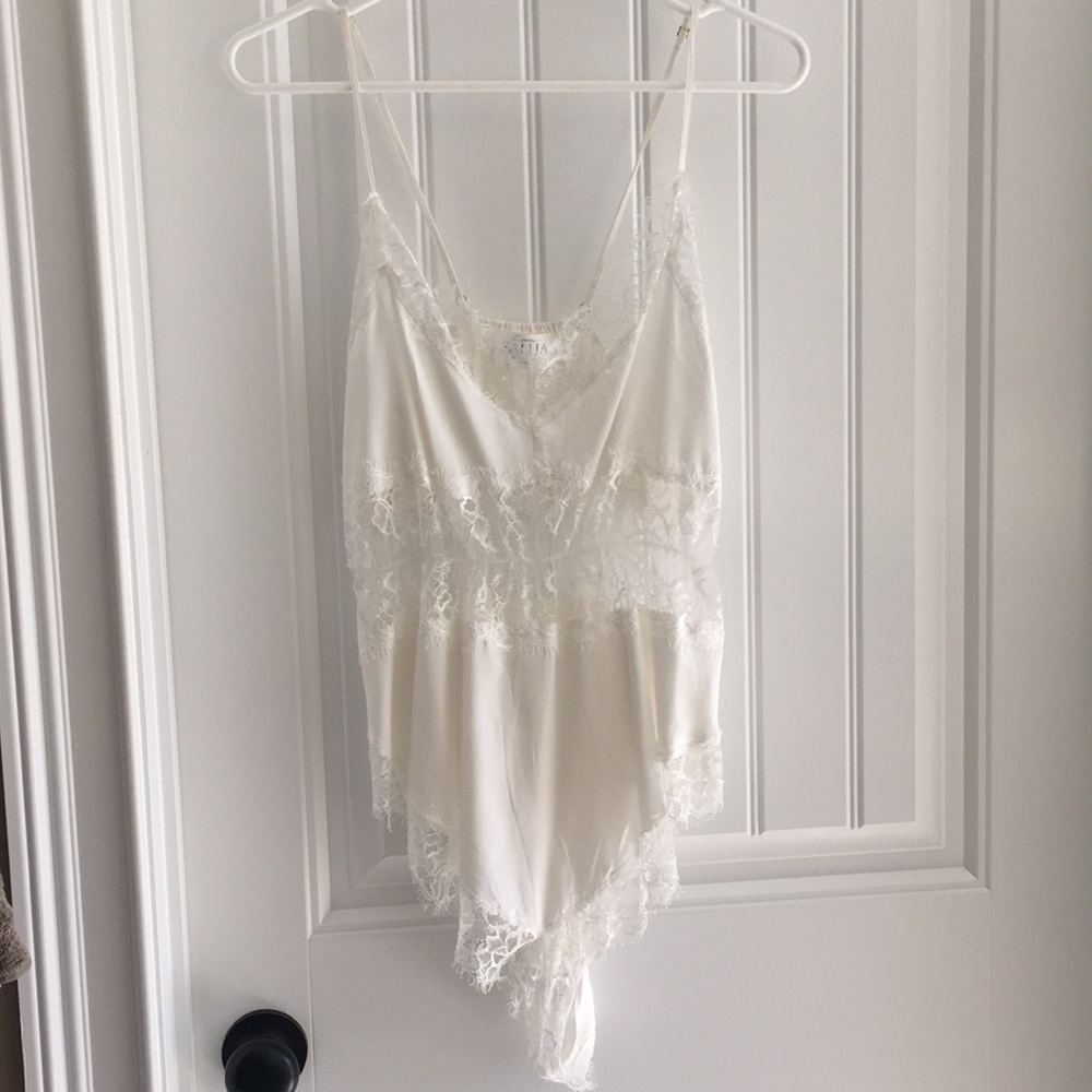 Salua, Monarch Butterfly Silk Romper